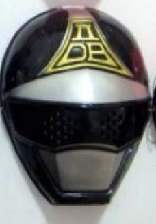 Toei Power Rangers Kagaku Sentai Dynaman Black Fighter Plastic Mask Figure Cosplay