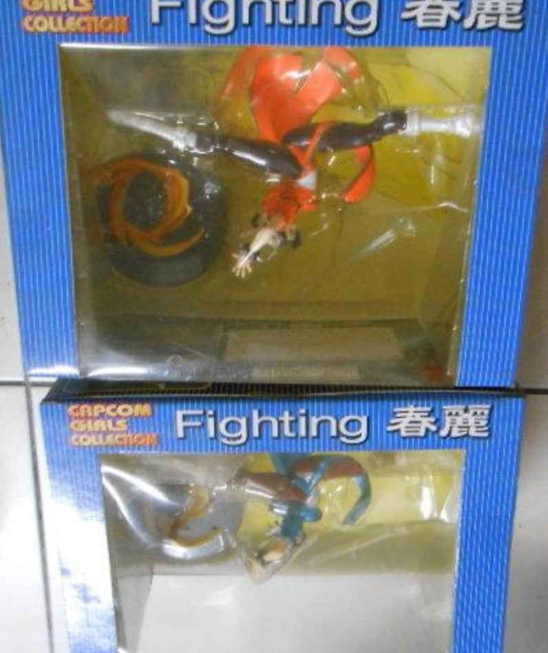 Yamato Street Fighter Capcom Girls Collection Fighting Chun Li Blue & Orange ver Pvc Figure Set