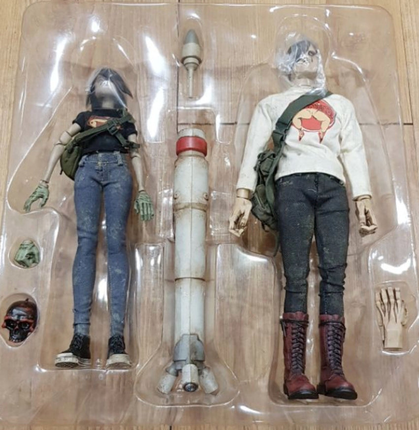 ThreeA 3A Toys 1/6 12" Ashley Wood Adventure Kartel Adventure Grows A Pair 2P Action Figure Set