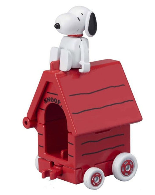 Takara Tomy Dream Tomica Car Ride On R01 Snoopy x House Car Figure