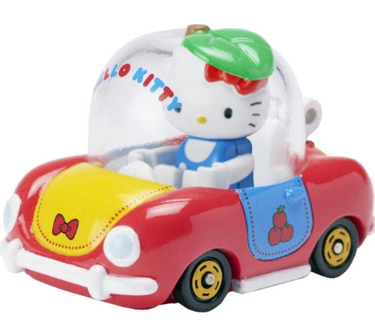 Takara Tomy Dream Tomica Car Ride On R02 Hello Kitty x Apple Car Figure