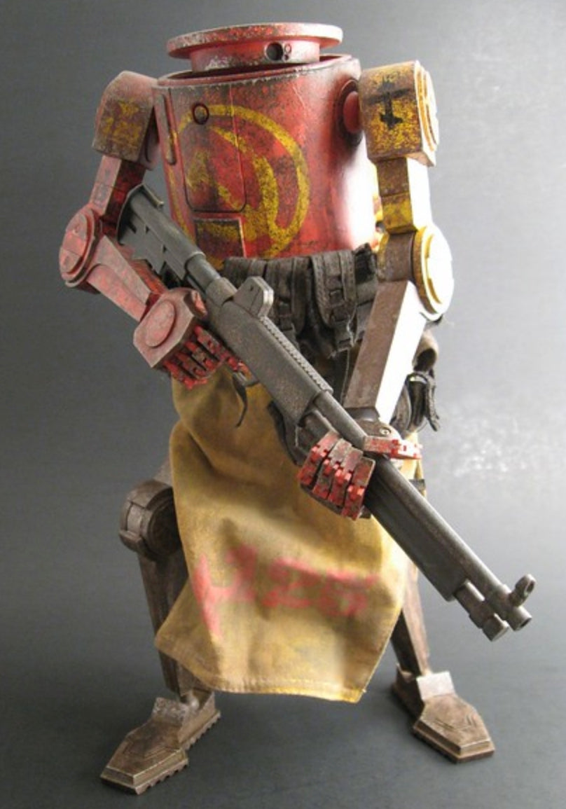 ThreeA 3A Toys Ashley Wood WWR Dropcloth Slim Red ver 12" Vinyl Figure