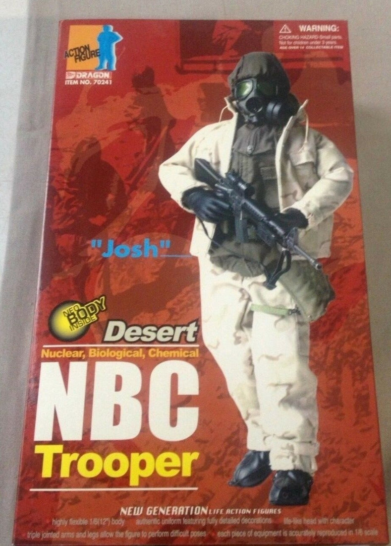 Dragon 1/6 12" Nuclear Biological Chemical NBC Trooper Josh Action Figure