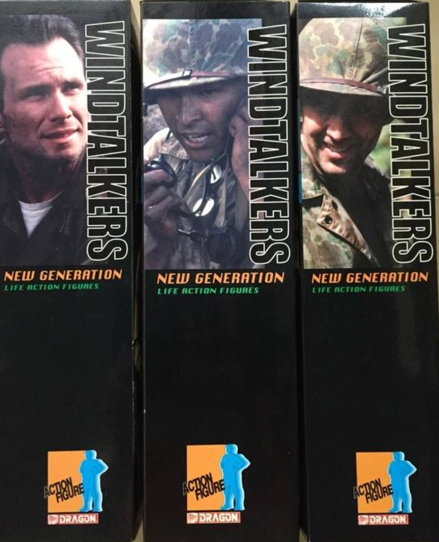 Dragon 1/6 12" Windtalkers Adam Beach Nicolas Cage Christian Slater 3 Action Figure Set