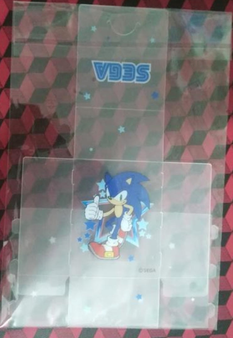 Sega Sonic Adventure The Hedgehog Trading Card Collection Plastic Box