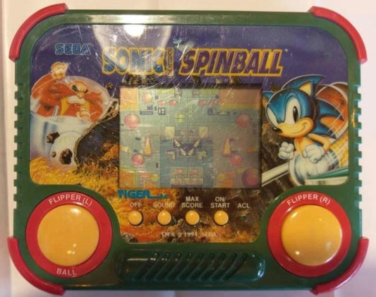 Sega Tiger 1994 Sonic Adventure The Hedgehog Spinball Electronic Handheld Video Arcade LCD Game