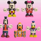 Yujin Gashapon Disney Robo-D Type Zero 5 Mascot Strap Figure Set