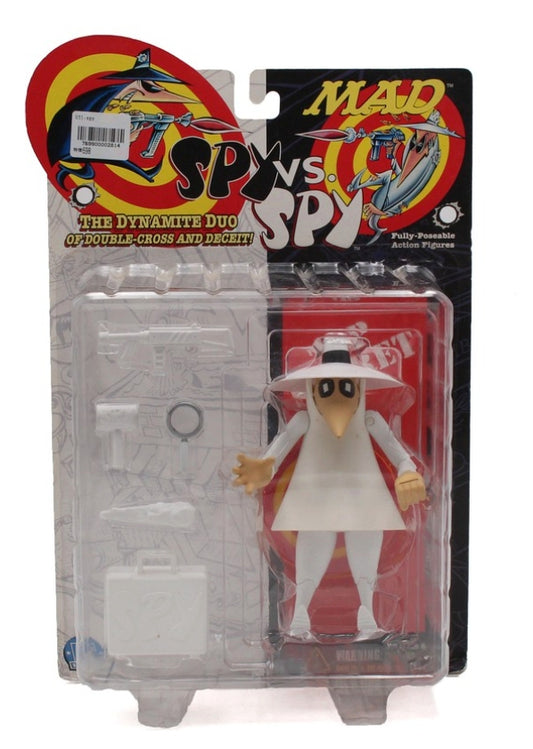 Mad Magazine Spy vs Spy The Dynamite Duo White Spy Trading Figure