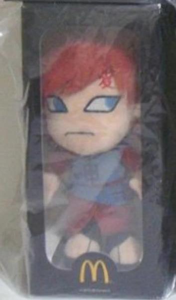 Mcdonalds 2013 Naruto Shippuden Gaara 7" Plush Doll Figure