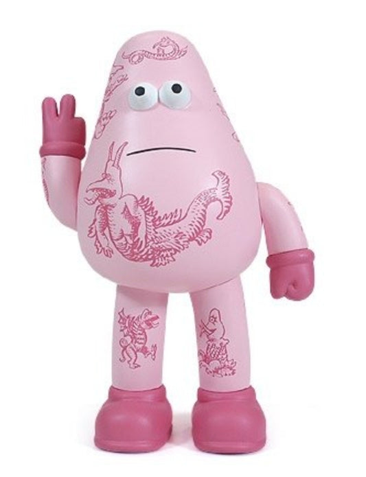 Amos Toys 2008 James Jarvis The Illustrated Yod Pink ver 8" Vinyl Figure
