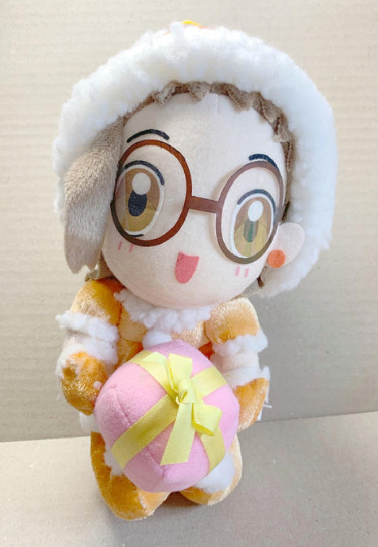 Banpresto 2001 Magical Ojamajo Do Re Mi Hazuki Fujiwara Xmas ver 9" Plush Doll Figure