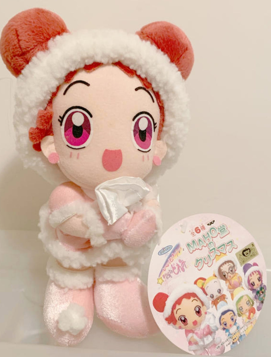 Banpresto 2001 Magical Ojamajo Do Re Mi Doremi Harukaze Xmas ver 9" Plush Doll Figure