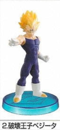 Bandai Dragon Ball Z DBZ Real Works Majin Boo Buu Edition Super Saiyan Majin Vegeta Trading Figure