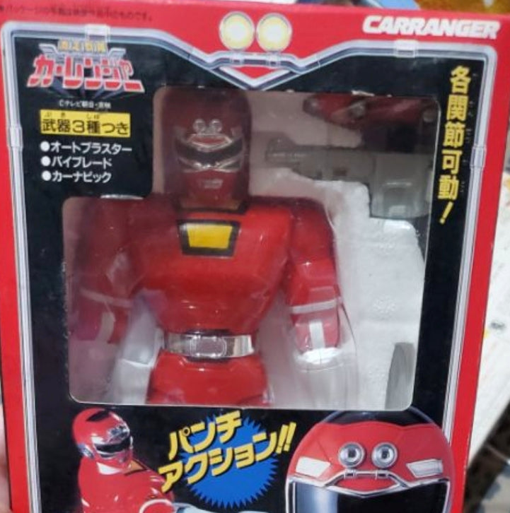 Bandai Power Rangers Turbo Carranger Red Racer Fighter 6
