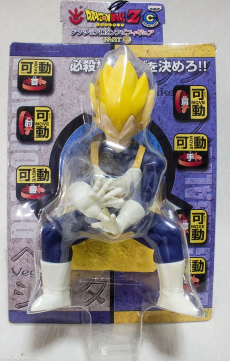 Banpresto Dragon Ball Z DX Move Action Part 3 Vegeta 8" Vinyl Figure