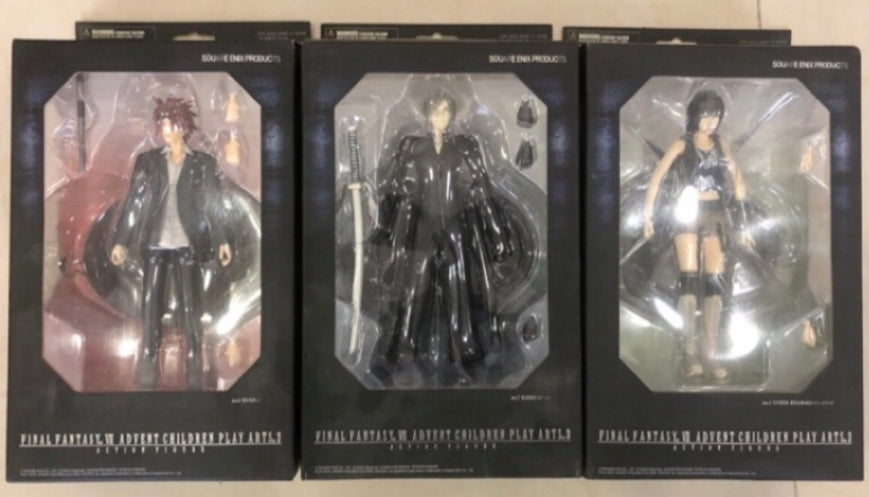 Square Enix Final Fantasy VII 7 Advent Children Play Arts 3 Action Figure Set