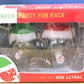 Toy2R Frank Kozik Kozik Mini Bomb X'mas Party Fun Twin Pack White Crystal ver 2" Vinyl Figure Set