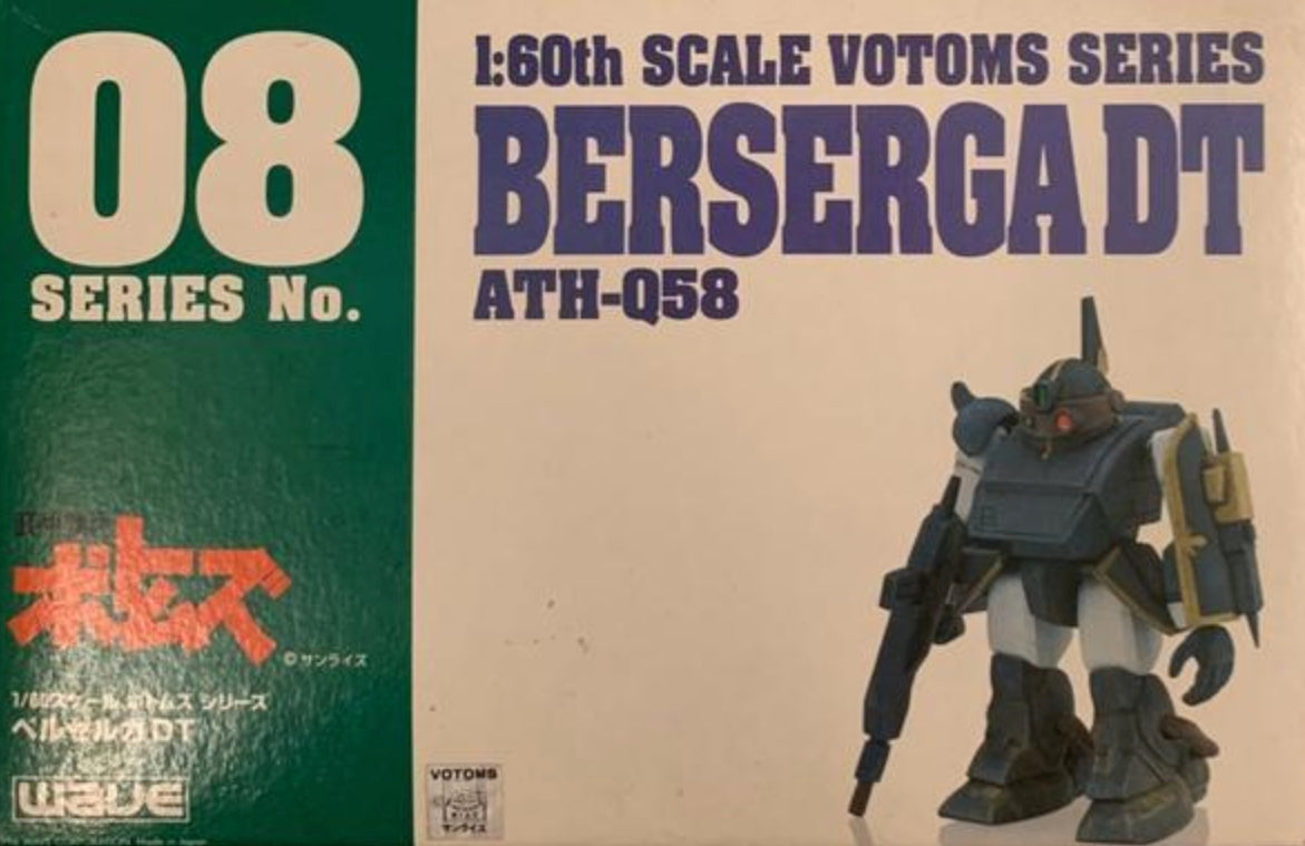 Wave 1996 1/60 Armored Trooper Votoms No 08 ATH-Q58 Berserga Dt Plastic Model Kit Figure