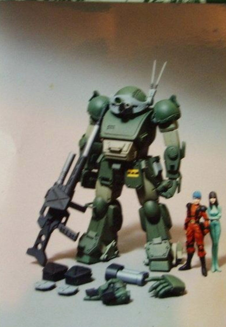 Volks 1/24 Armored Trooper Votoms ATM-09-ST Scopedog Cold Cast Model Kit Figure