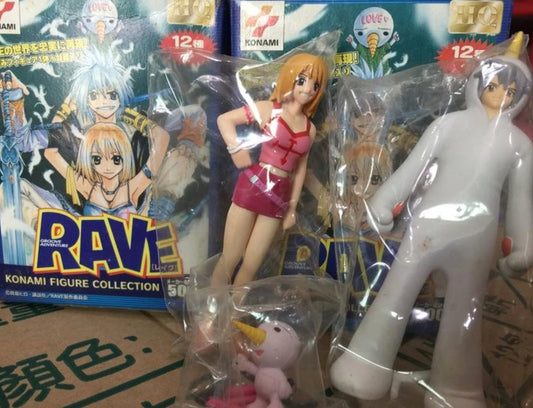 Konami Mashima Hiro Rave Vol 1 2 Collection Figure Set