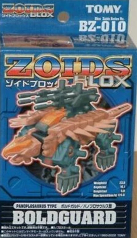 Tomy Zoids 1/72 Blox BZ-010 Boldguard Panoplosaurus Type Plastic Model Kit Action Figure