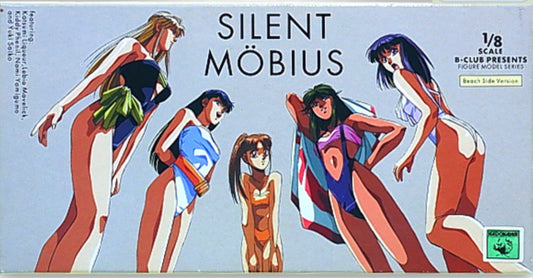 B-Club 1/8 Silent Mobius No 4 Kiddy Phenil Beach Side ver Cold Cast Model Kit Figure