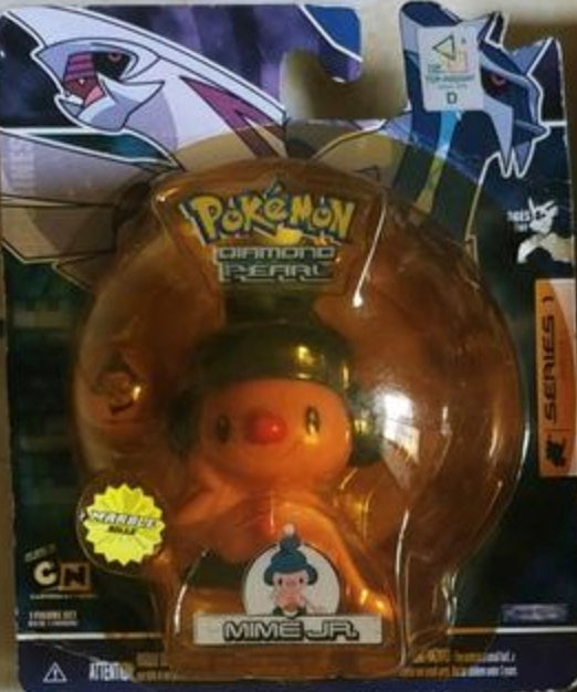 Jakks Pacific 2007 Pokemon Pocket Monster Diamond And Pearl Mime Jr Trading Collection Figure