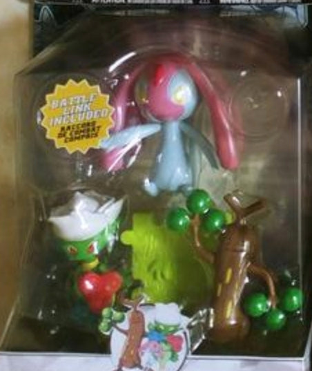 Jakks Pacific 2007 Pokemon Pocket Monster Diamond And Pearl Mesprit Sudowoodo Roserade Trading Collection Figure