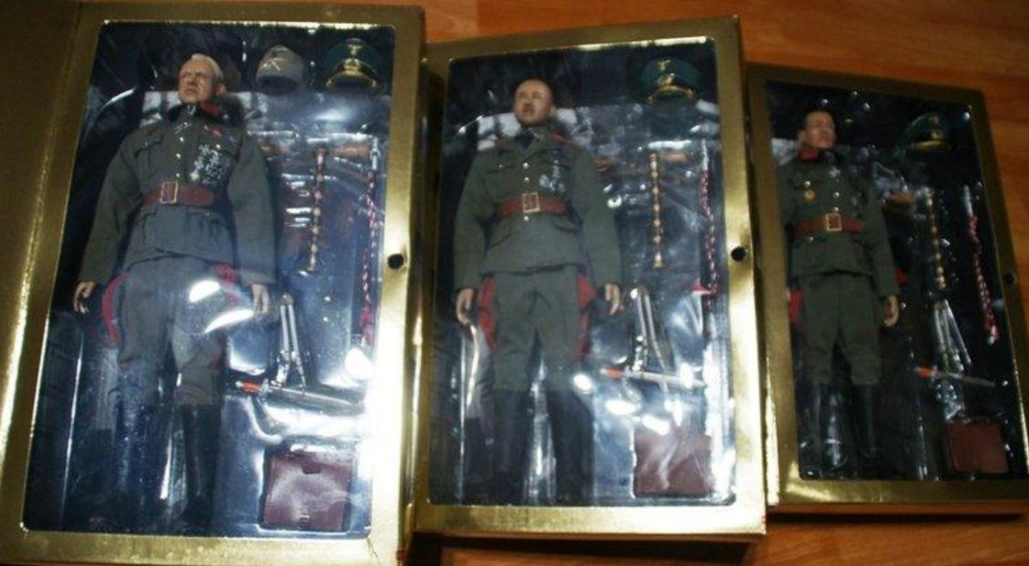 In The Past Toys ITPT 1/6 12" WWII German Feldmarschalls Of Germany Series 1 Erwin Rommel & Erich Von Manstein & Gerd Von Rundstedt 3 Action Figure Set