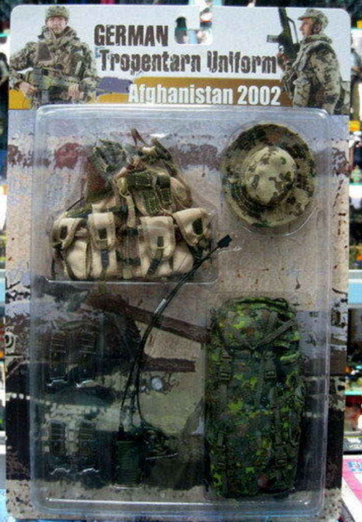 Armoury 1/6 12" WWII German Tropentarn Uniform Afghanistan 2002 3 Action Figure Set