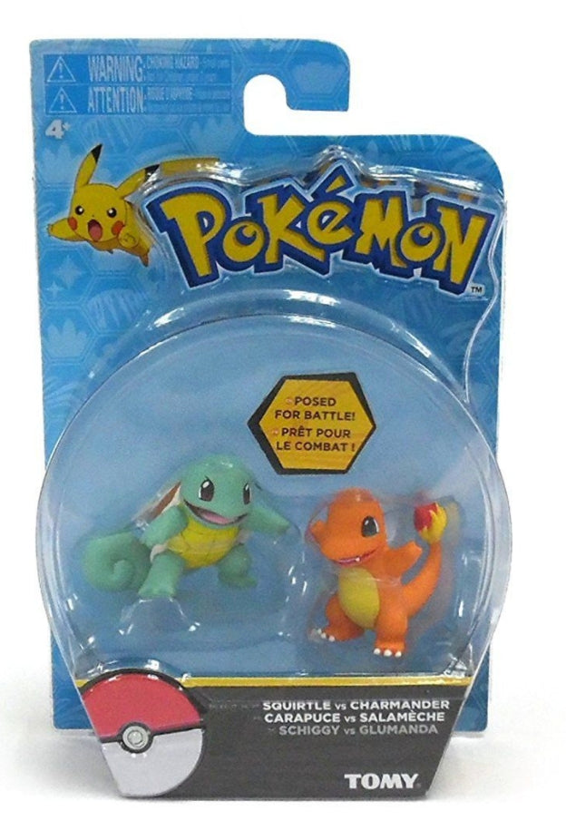 Tomy Pokemon Pocket Monster Battle Collection Squirtle vs Charmander Trading Figure