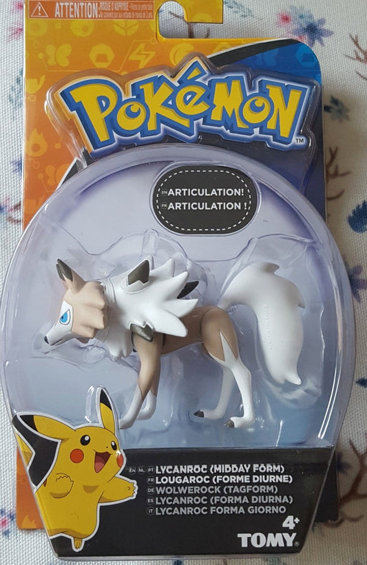 Tomy Pokemon Pocket Monster Collection Lycanroc Midday Form Trading Figure