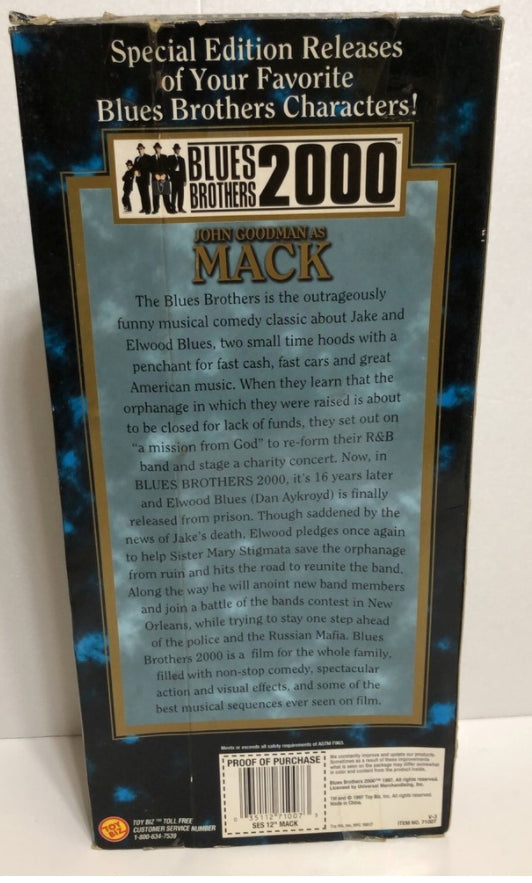 Toybiz 1/6 12" The Blues Brothers 2000 Special Edition Series Mack Action Figure