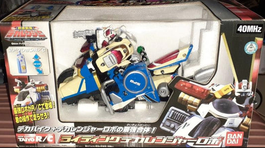 Bandai 2004 Power Rangers Dekaranger SPD Space Patrol Delta R/C Radio Control Riding Dekaranger Robo Motorbike Action Figure