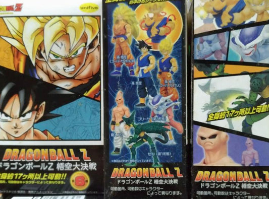 Unifive Dragon Ball Z Son Goku Great Battle Part 1 6 3.75" Action Figure Set