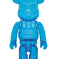 Medicom Toy Be@rbrick 1000% Star Wars Darth Vader Crystal Blue ver 29" Vinyl Figure Used