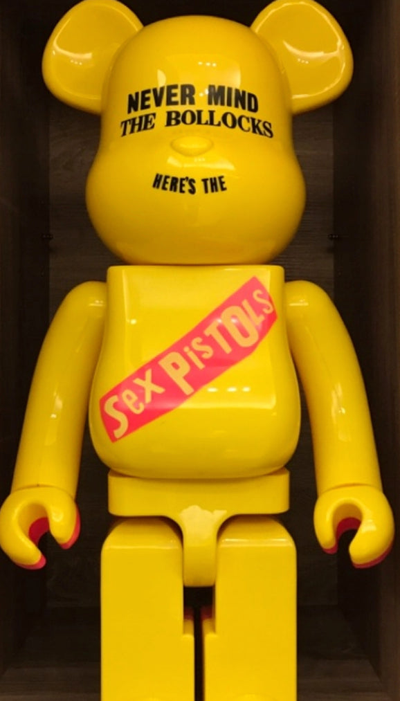 Medicom Toy Be@rbrick 1000% Sex Pistols Yellow Ver 29" Vinyl Collection Figure