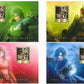 PlayStation 3 PS3 Shin Sangokumusou 5 Character Metal Tag & Stickers Set