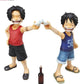 Megahouse 1/8 One Piece POP Luffy & Ace Child ver Pvc Figure