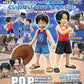 Megahouse 1/8 One Piece POP Luffy & Ace Child ver Pvc Figure