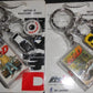 SK Japan Initial D Miniture Comin 5 Strap Key Chain Holder Trading Figure Set