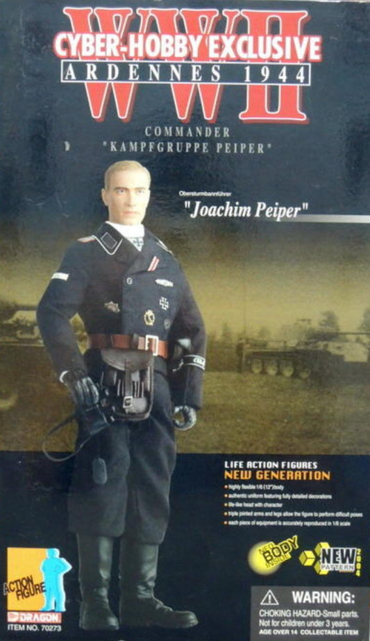 Dragon 1/6 12" WWII Ardennes 1944 Commander Kampfgruppe Joachim Peiper Action Figure