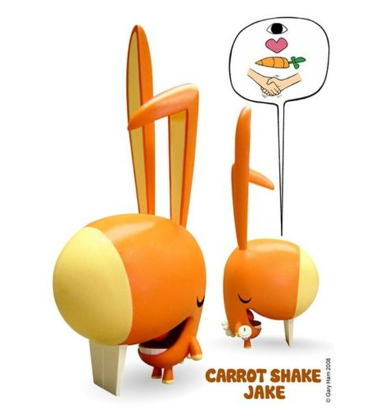 2008 Gary Ham Carrot Shake Jake 7" Vinyl Figure