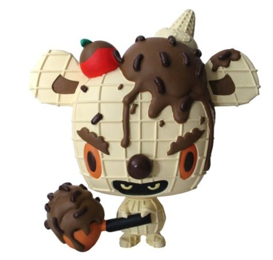 Esc-Toy 2009 Erick Scarecrow Mousey Micci Waffle Chocolate ver 6" Resin Figure