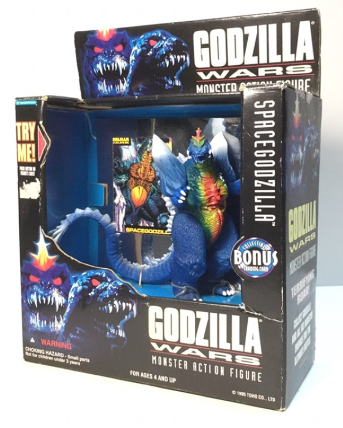 Trendmasters Godzilla Wars Space Godzilla 5" Monster Action Figure w/ Bonus Trading Card