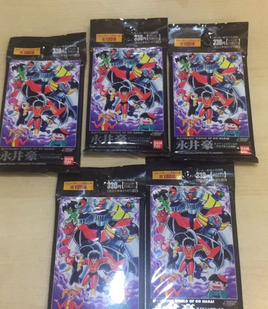 Bandai Dynamic World of Go Nagai 10*5 50 Trading Collection Card Set