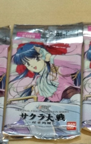 Bandai Sakura Wars Taisen Carddass Masters Trading Collection Card Sealed Bag