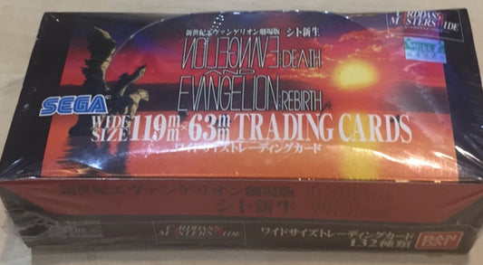 Bandai Sega Neon Genesis Evangelion Rebirth Carddass Masters Wide Sealed Box Trading Collection Card Set
