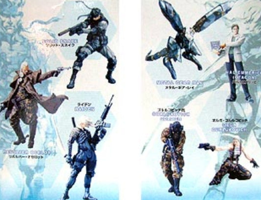 Konami Metal Gear Solid 2 Sons Of Liberty Collection 7+1 Secret 8 Trading Figure Set