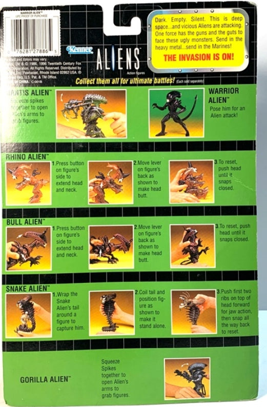 Kenner 1996 Warrior Alien Vicious Attacker Action Figure